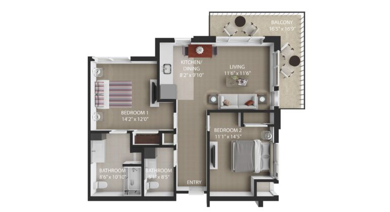 3D Floor Plans 360seniorlivingtours floorplan3